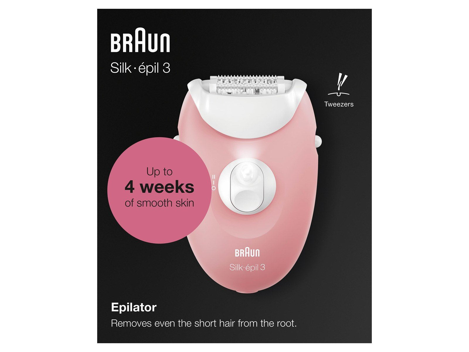 Braun Epilierer Silk-épil 3 SES 3-176 Braun Epilierer Silk-épil 3 SES 3-176